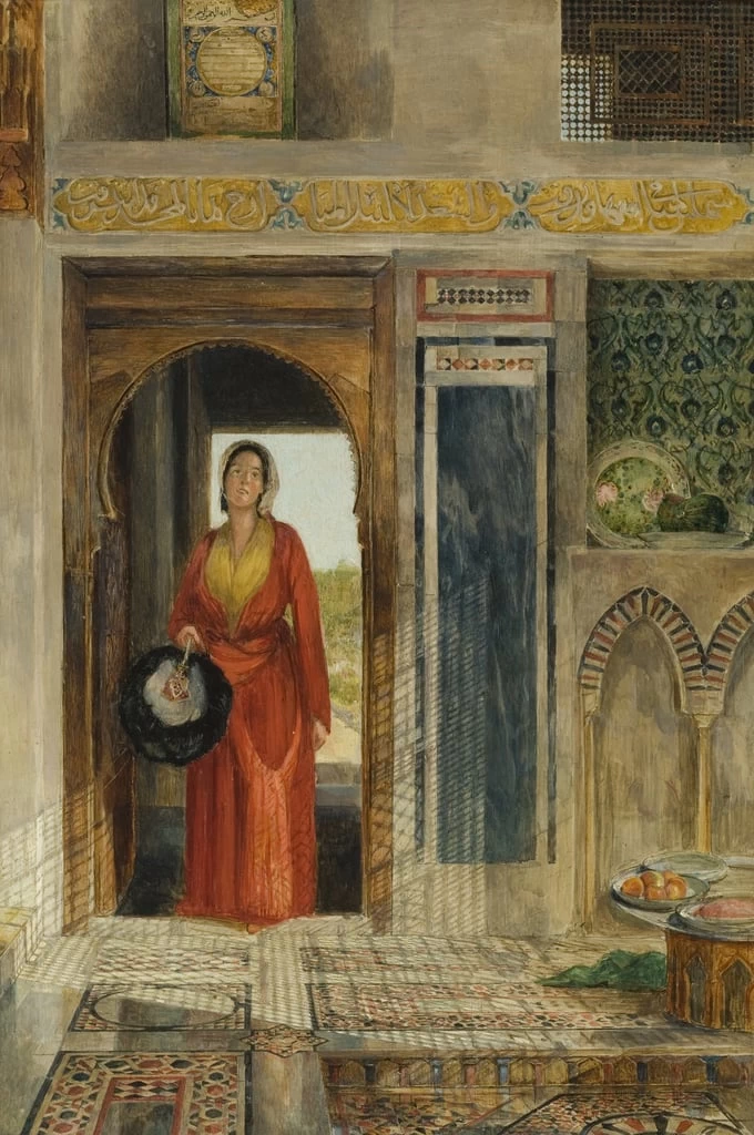 Ingresso all'harem, 1871 - The Higgins Art Gallery & Museum, Bedford